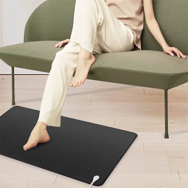 Earthing Mat with Wristband Soft PU Grounding Mat Pad Healthy Balance for Anxiety Relief & Better Sleep Earth Connected Therapy - My Chroma Cart