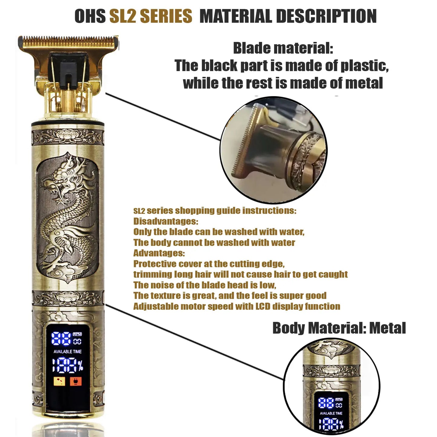 T9 Hair Clipper & Beard Trimmer