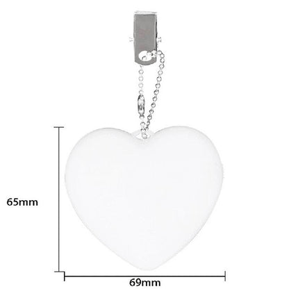 LED Handbag Light Bag Lamp Heart Round Shaped Touch Sensor Purse Light with Keychain Gifts for Women, Mother, Friends - My Chroma Cart