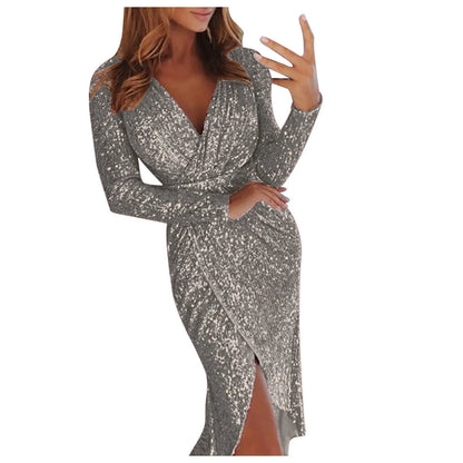 Sexy Deep V Party Club Dress