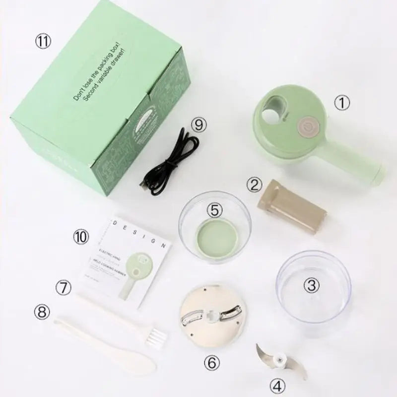 4-in-1 Electric Vegetable Cutter