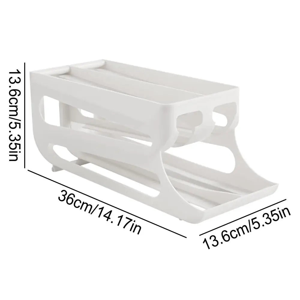 Automatic Rolling 3-Tier Egg Dispenser