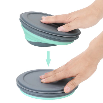 3pcs Silicone Folding Lunch Box with Lid