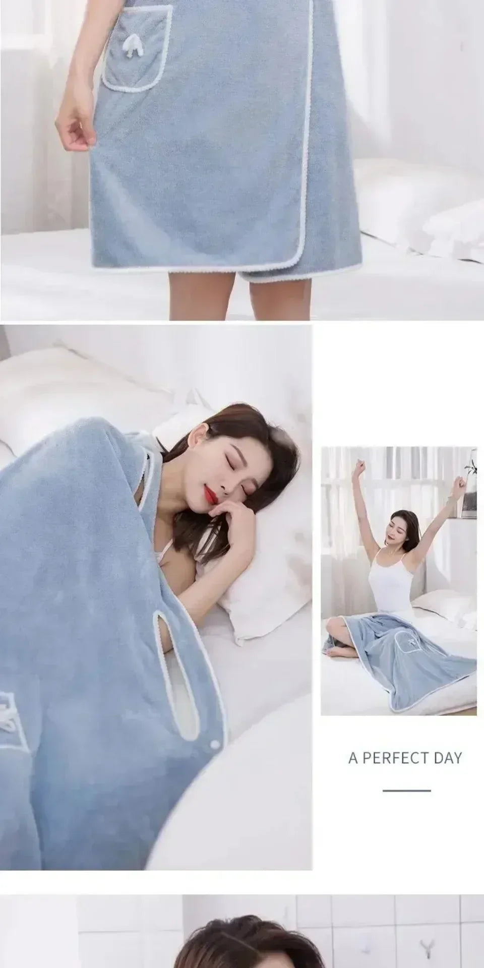 Wearable Bath Towel Dress