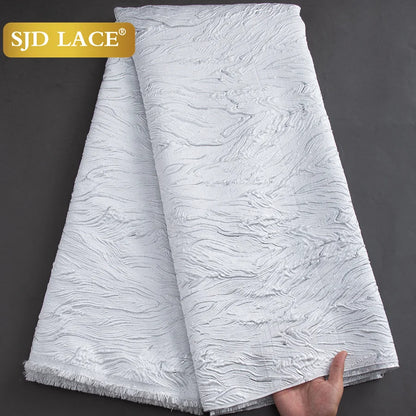 African Brocade Lace Fabric – 5 Yards