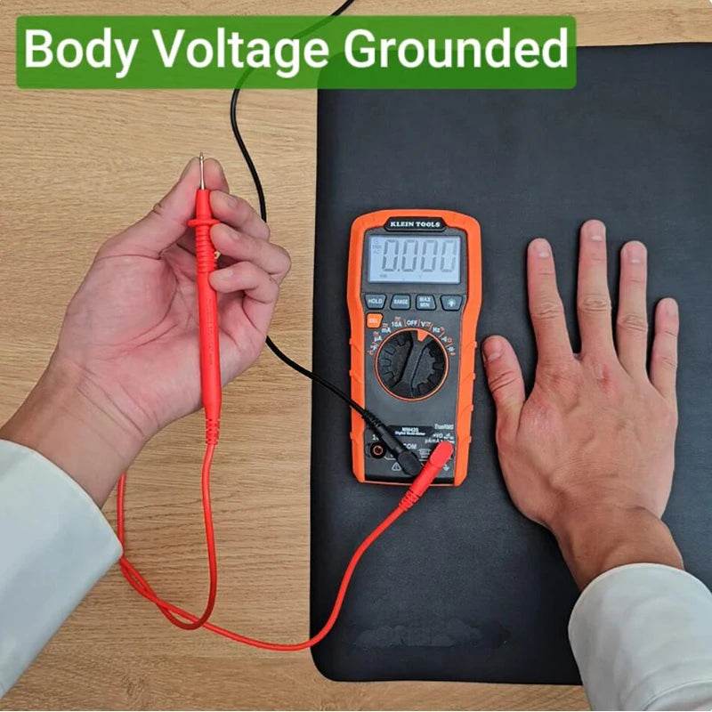 Earthing Mat with Wristband Soft PU Grounding Mat Pad Healthy Balance for Anxiety Relief & Better Sleep Earth Connected Therapy - My Chroma Cart