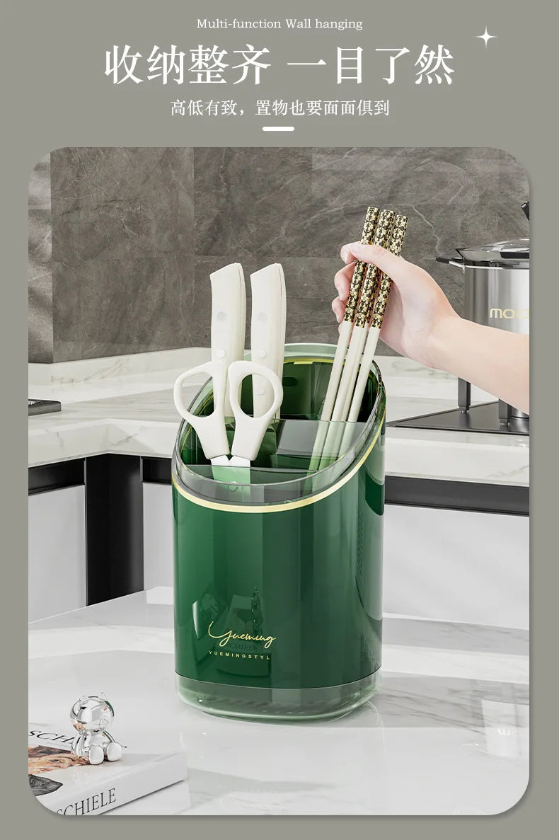 Luxury Chopsticks Storage Box Organizer