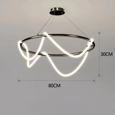 Nordic Gold LED Chandelier Dining Light