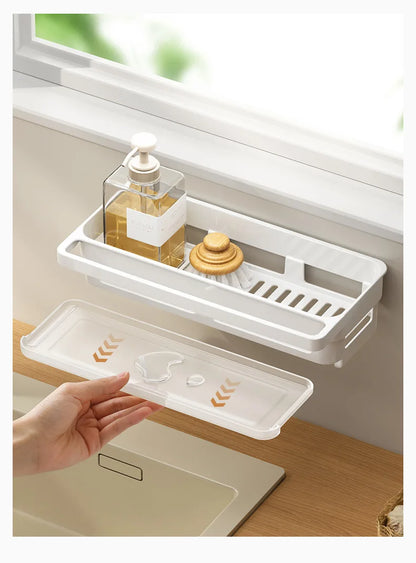 Sink Sponge Holder with Drainage Tray
