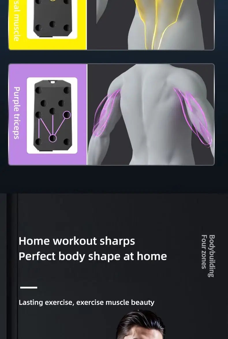 Folding Push-Up Board Trainer