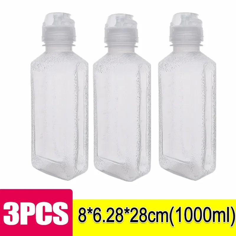 Plastic Oil Bottle Squeeze Condiment BBQ Dispenser
