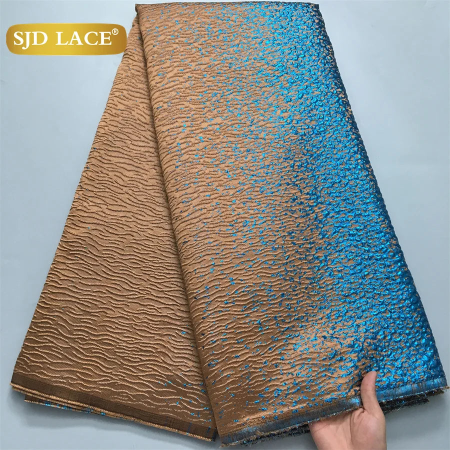 African Brocade Lace Fabric – 5 Yards