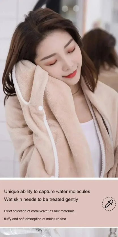 Wearable Bath Towel Dress