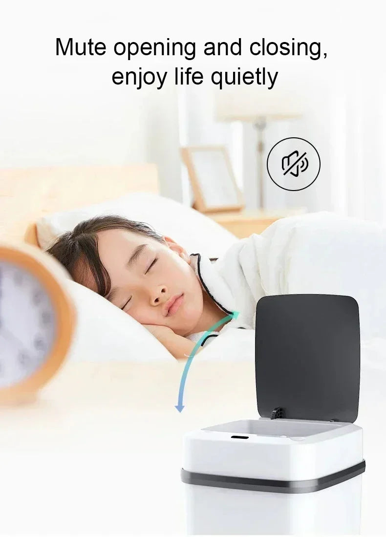 13L Touchless Automatic Sensor Trash Can for Home