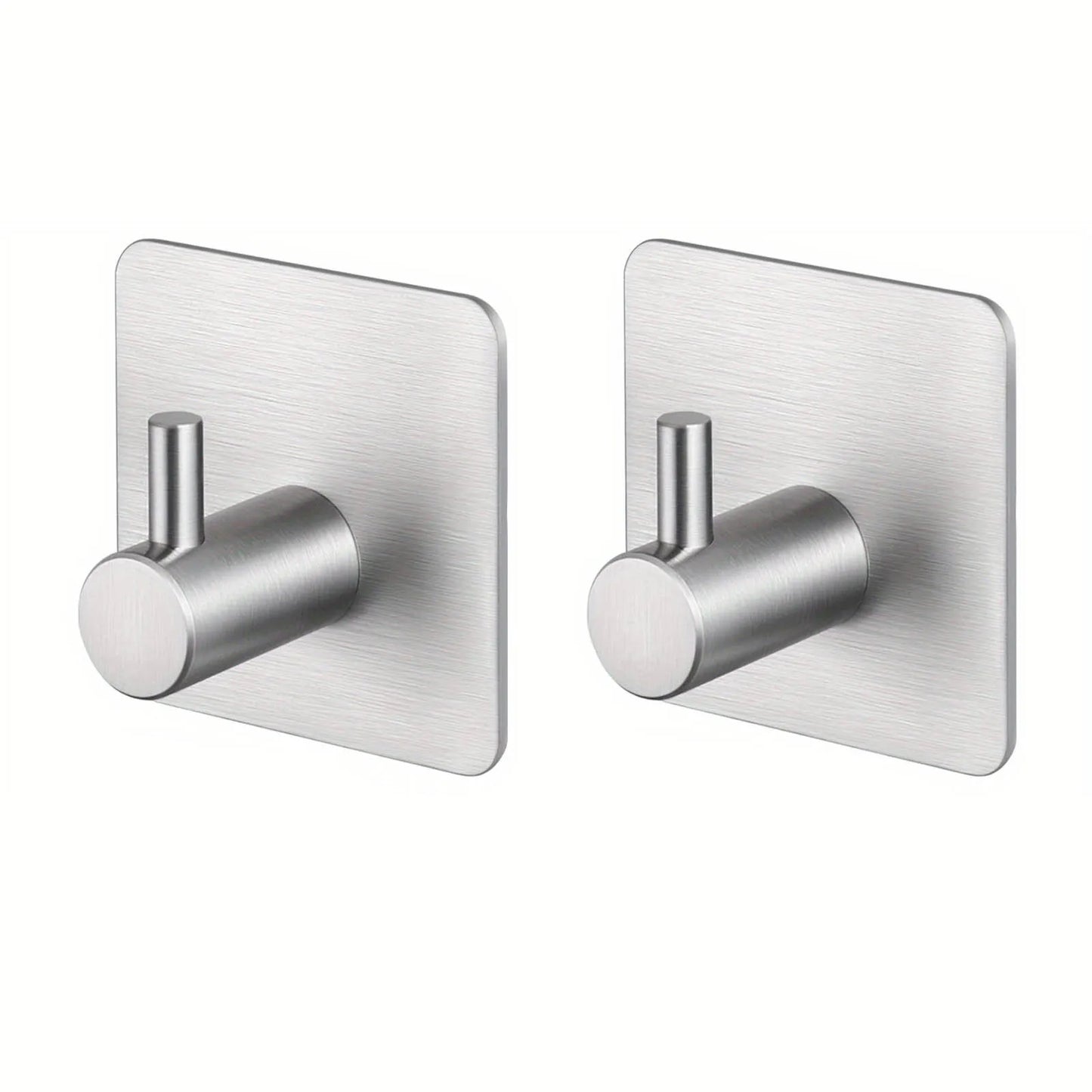 304 Steel Self-Adhesive Hooks 4pcs