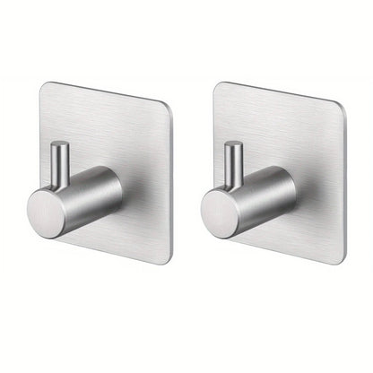 304 Steel Self-Adhesive Hooks 4pcs