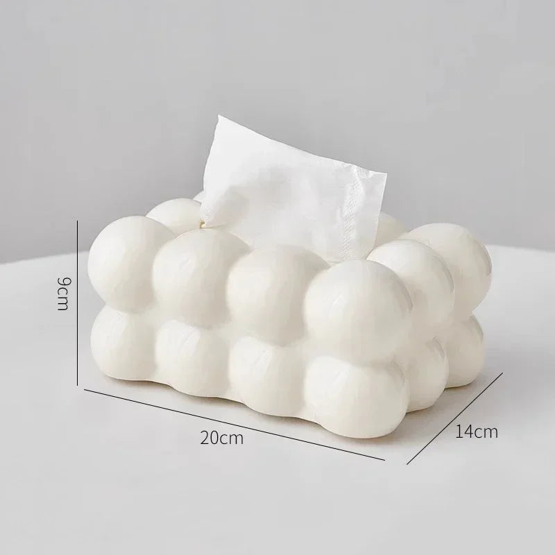 Cute Cloud Design Tissue Box Organizer for Home