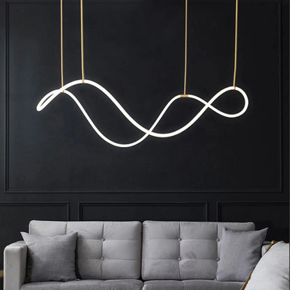 Nordic Gold LED Chandelier Dining Light
