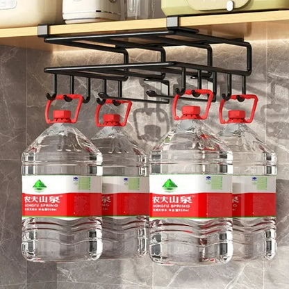 Kitchen Hanging Organizer Rack with Hooks
