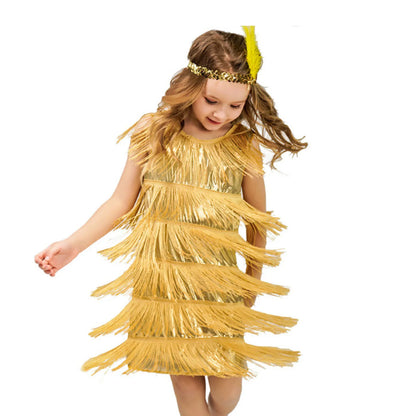 Girls Party Flapper Dance Dress