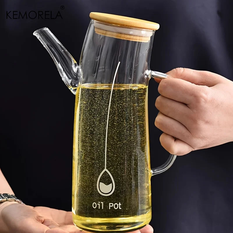 KEMORELA Leakproof Glass Oil Dispenser