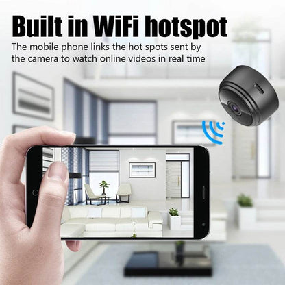 A9 Mini WiFi Security Camera - 720P HD Wireless Home Surveillance with Remote Monitoring - My Chroma Cart