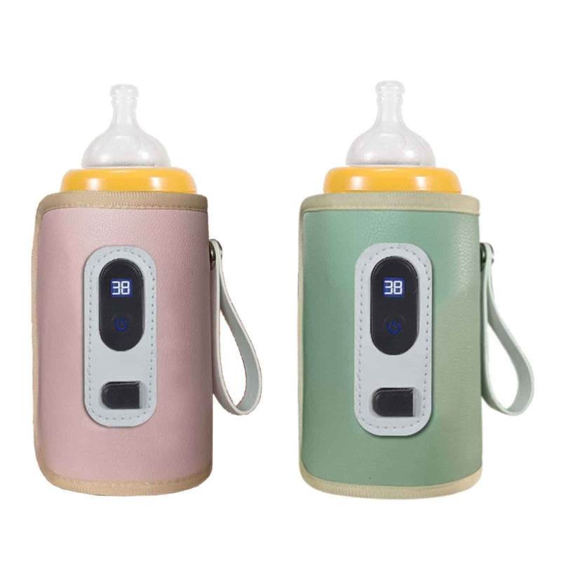 USB Milk Bottle Warmer Infant Bottle Portable Heat Keeper Formula Milk Travel Heating Sleeve for Baby Nursing Bottles - My Chroma Cart