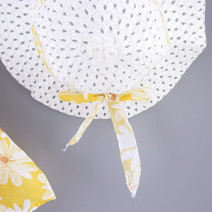 Girls Summer Floral Princess Dress