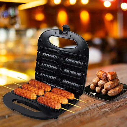6-Hole Hot Dog Maker Breakfast Machine