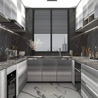 Waterproof Stainless Steel Wall Sticker
