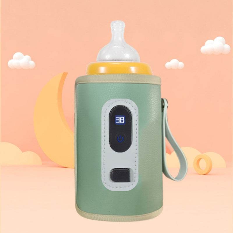 USB Milk Bottle Warmer Infant Bottle Portable Heat Keeper Formula Milk Travel Heating Sleeve for Baby Nursing Bottles - My Chroma Cart