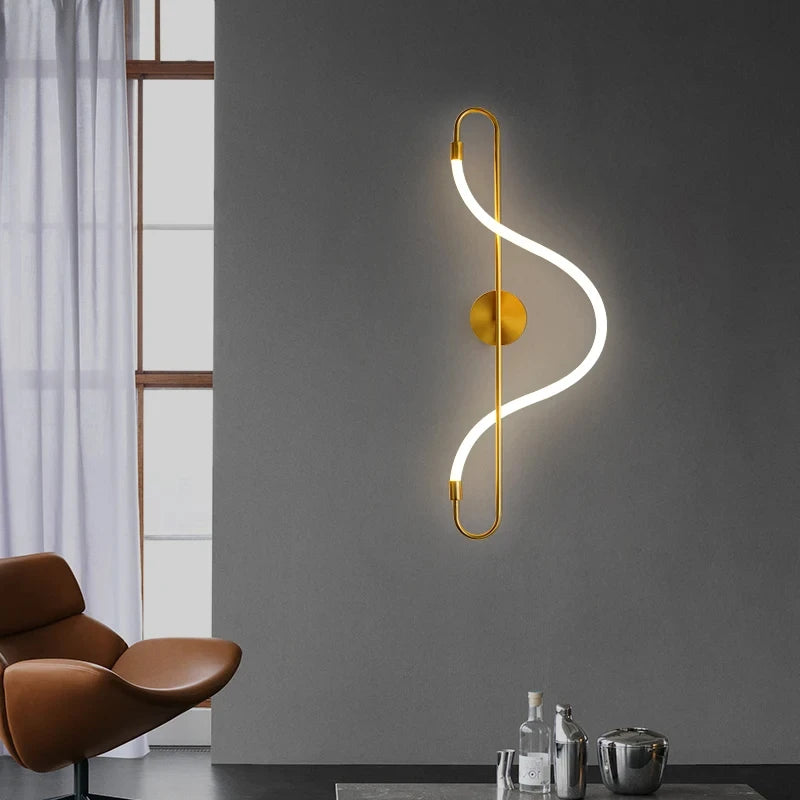 Nordic Gold LED Chandelier Dining Light