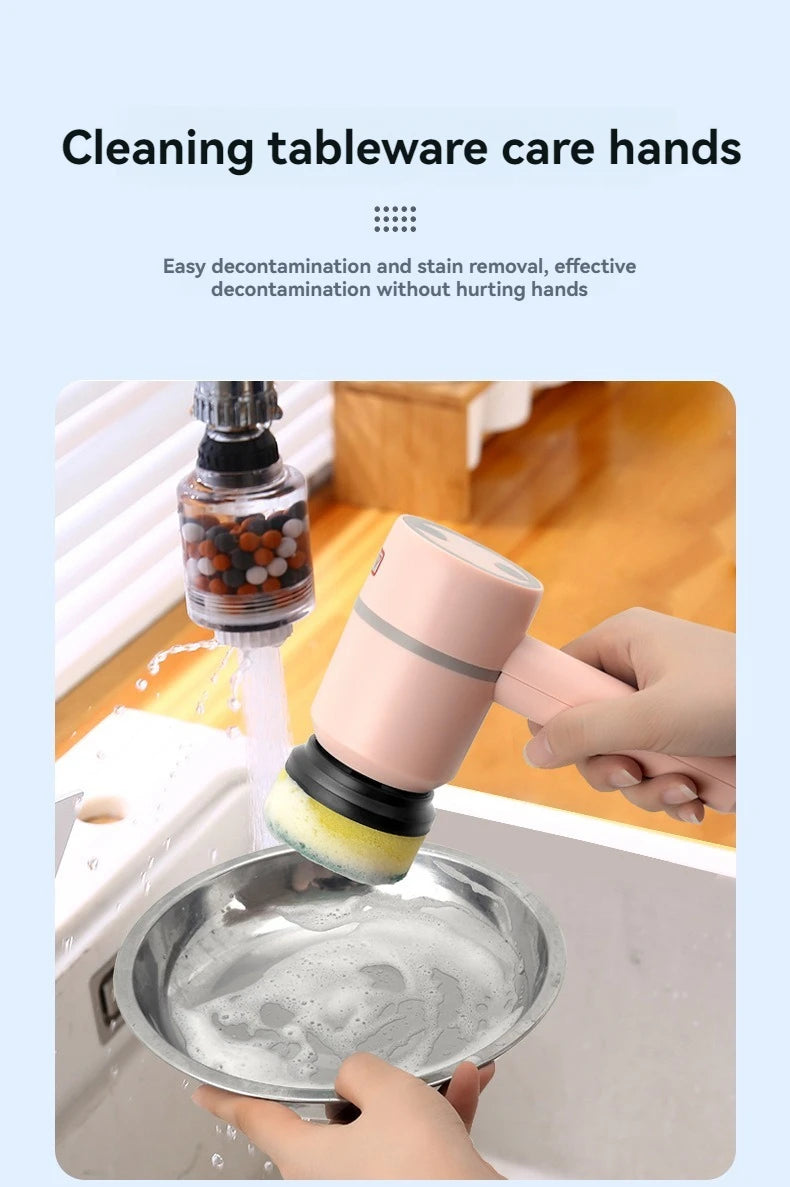 5-in-1 Electric Cleaning Brush for Kitchen