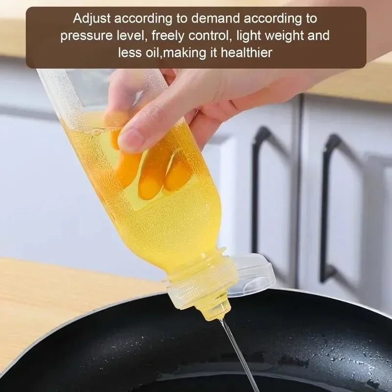 Plastic Oil Bottle Squeeze Condiment BBQ Dispenser