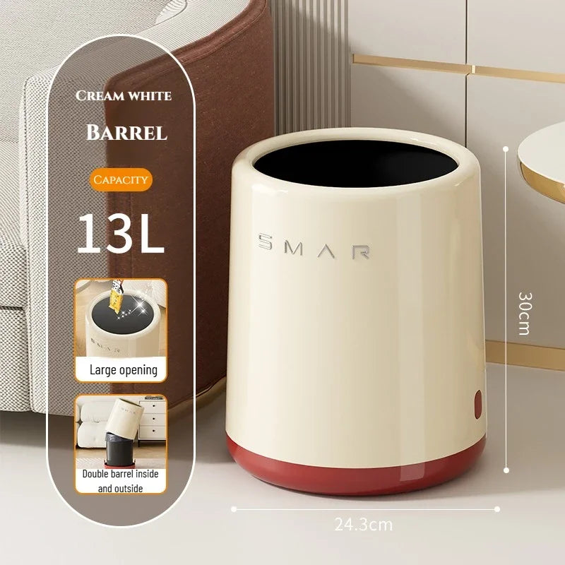 13L Nordic Style Dual Layer Trash Can
