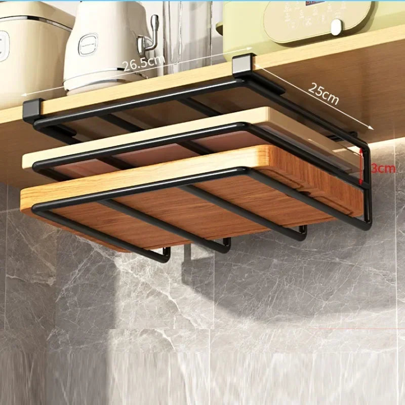 Kitchen Hanging Organizer Rack with Hooks
