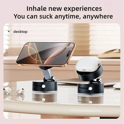 Vacuum Adsorption Magnetic Suction Cup Phone Mount Double Sided Hands-Free Magnetic Cell Phone Holder For Car/Gym/Mirror/Smoot - My Chroma Cart