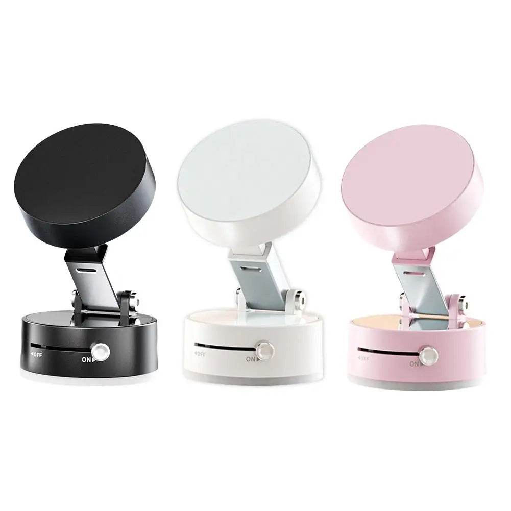 Vacuum Adsorption Magnetic Suction Cup Phone Mount Double Sided Hands-Free Magnetic Cell Phone Holder For Car/Gym/Mirror/Smoot - My Chroma Cart