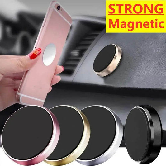 Magnetic Phone Car Holder Stand Universal Magnetic Mount Bracket Stick on Car Dashboard Wall for iPhone Samsung Xiaomi Huawei - My Chroma Cart