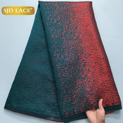 African Brocade Lace Fabric – 5 Yards