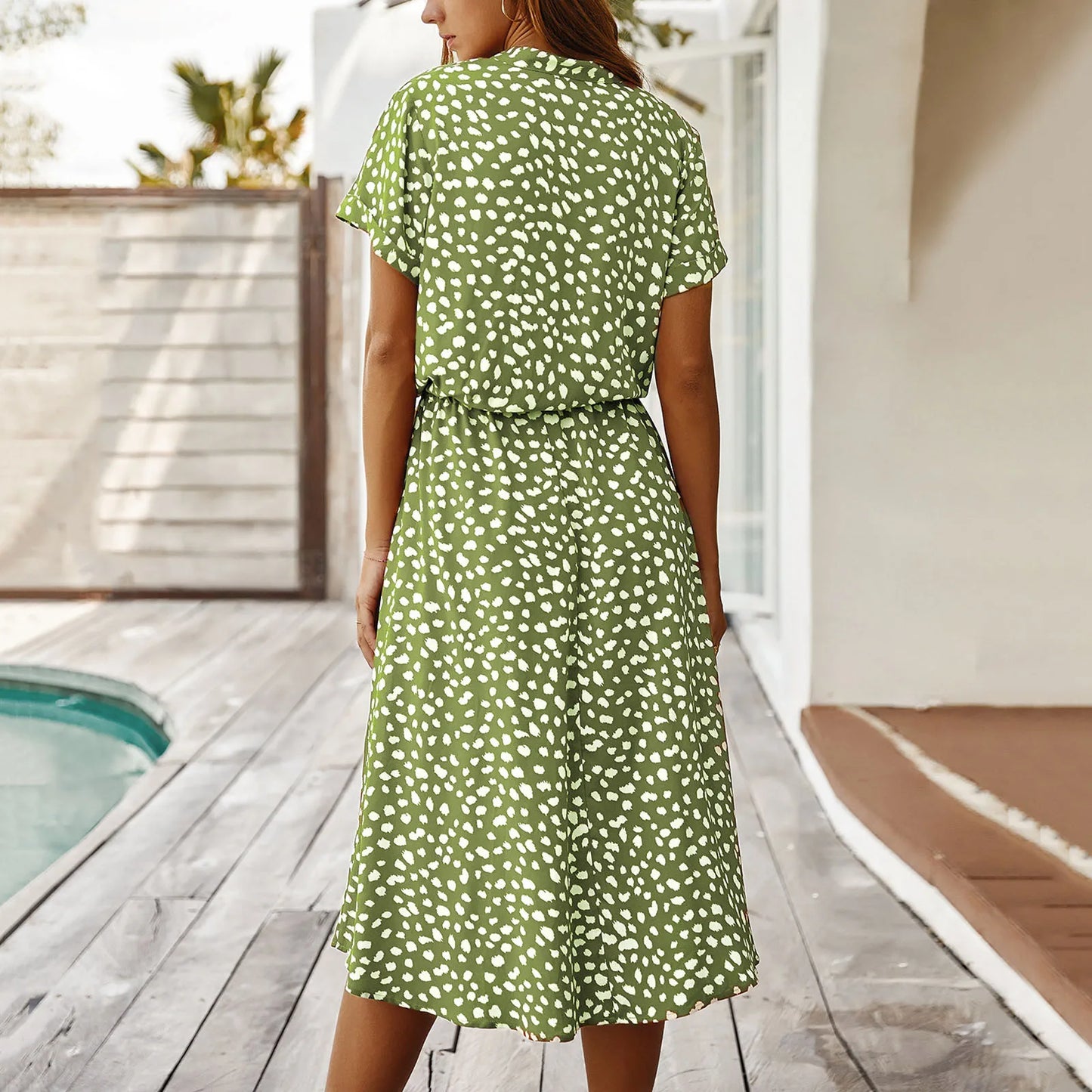 Women’s Polka Dot Summer Dress