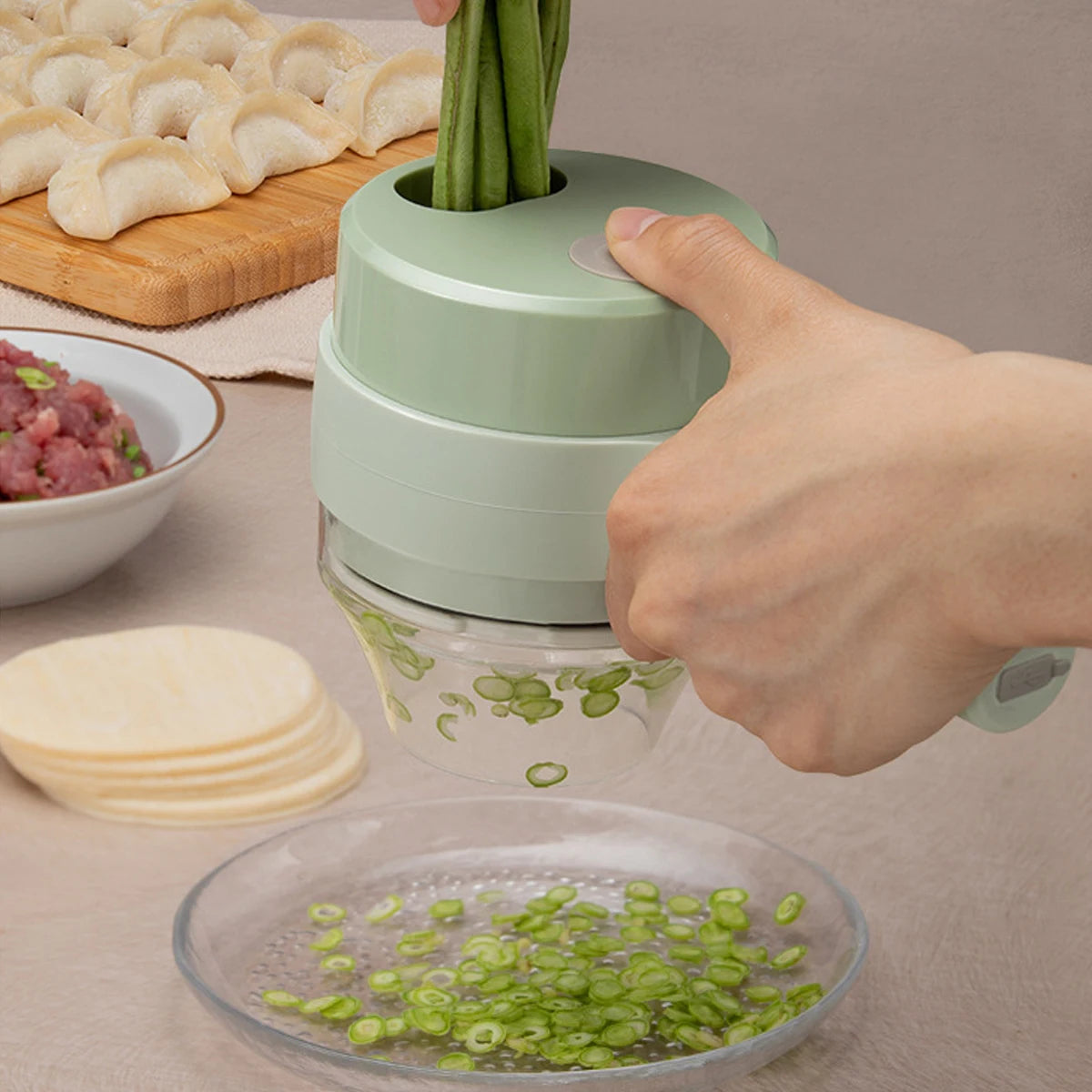 4-in-1 Electric Vegetable Cutter