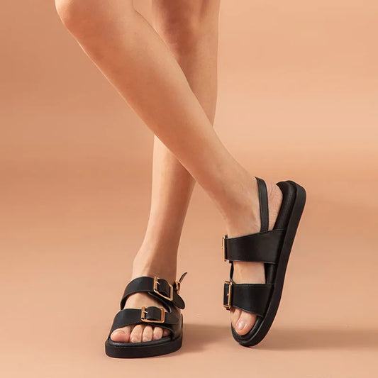 BeauToday Women Leather Sandals