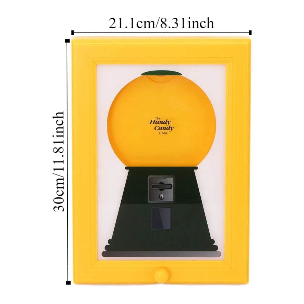 Creative Candy Dispenser Picture Frame Easy Restock Dust-proof Decorative Art Photo Frames Funny Moisture-proof - My Chroma Cart