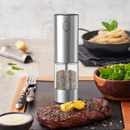 USB Rechargeable Electric Pepper Grinder
