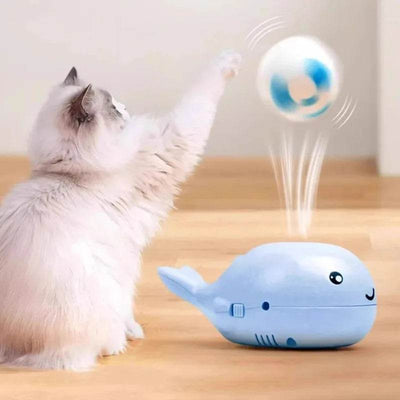 Cat Electric Toy Portable Floating Ball Cat Toys USB-powered Kitten Interactive Playing Ball Toys Cartoon Training Toy for Cat - My Chroma Cart