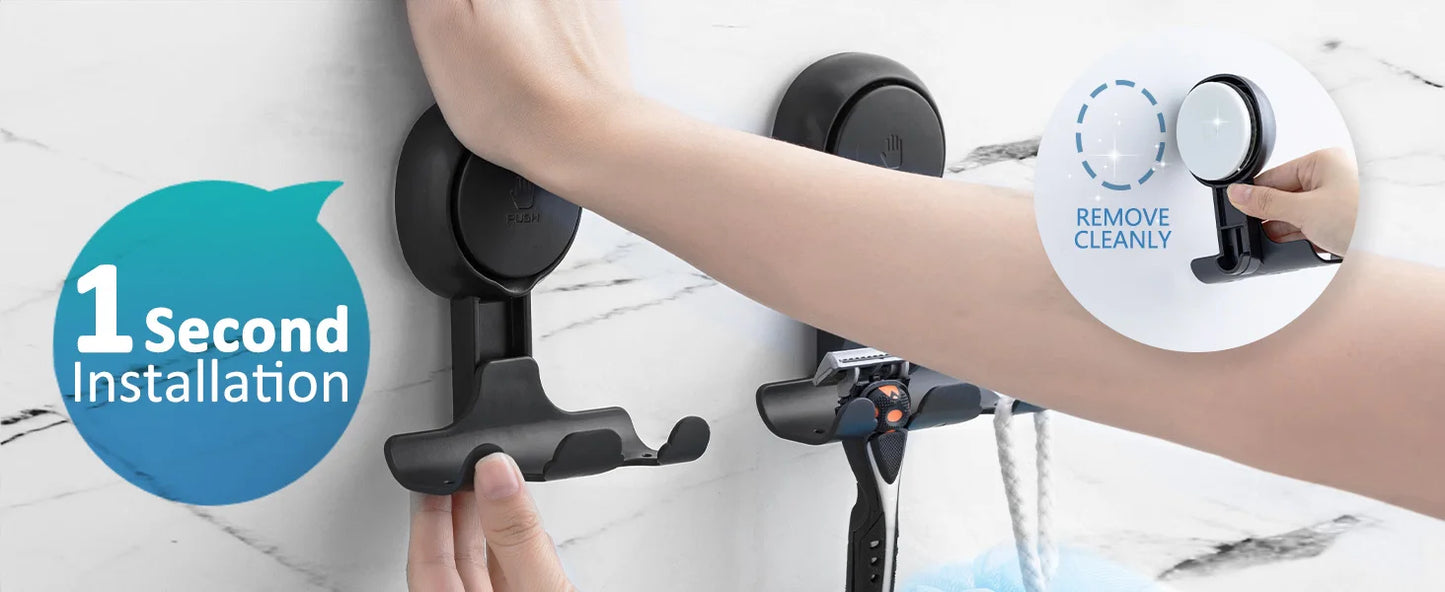 TAILI Suction Cup Shower Razor Hooks