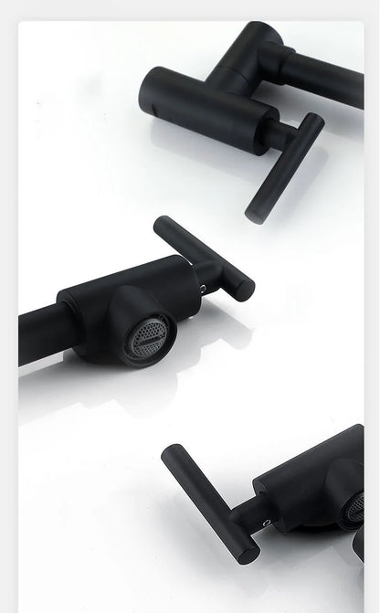 Wall Mounted Swivel Pot Filler Faucet