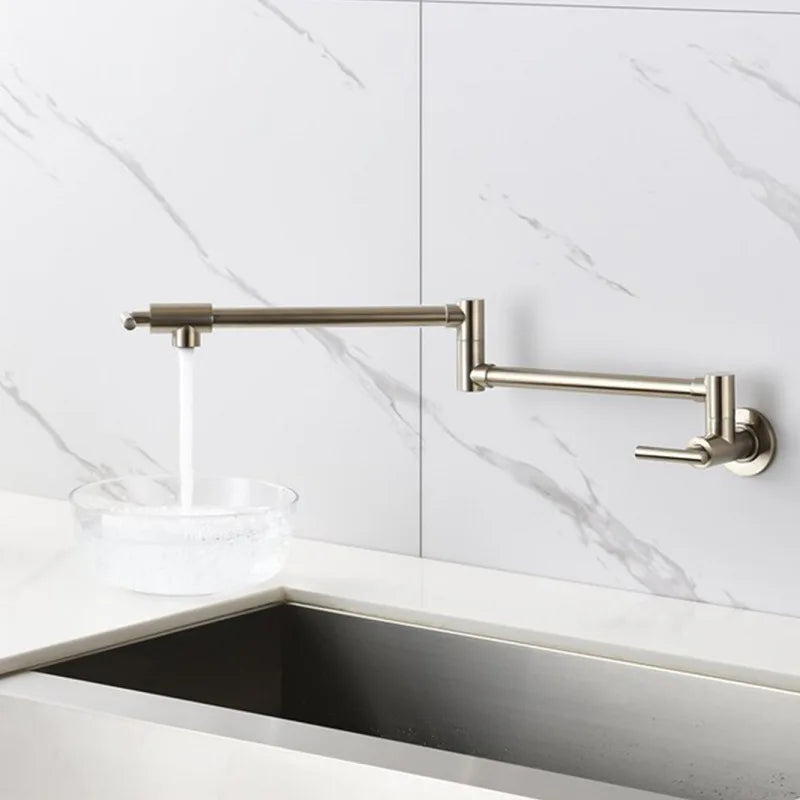 Wall Mounted Swivel Pot Filler Faucet