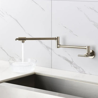 Wall Mounted Swivel Pot Filler Faucet